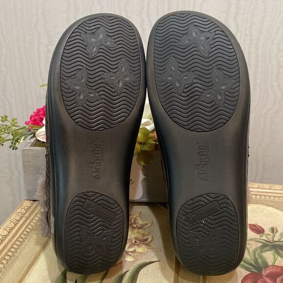 Alegria Women’s Leather Meri Boots Pewter Dazzler Style MER-532 Sz EU 42 - Picture 10 of 16